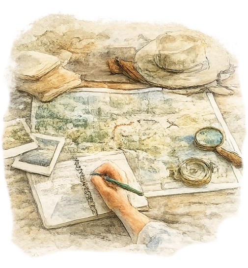 Scouting, Gestaltung von Routen, Orten und besonderen Erlebnissen